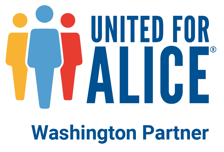 a logo that says "United for ALICE Washington Partner"